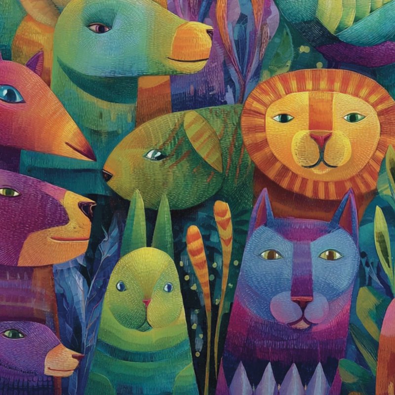 Vibrant Animal Portraits 5