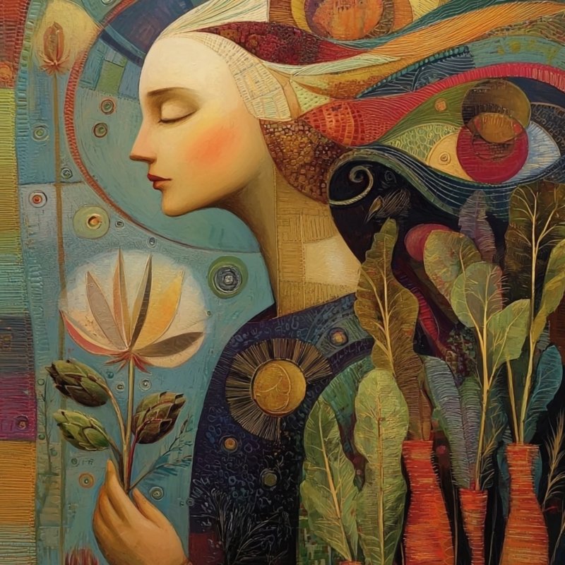 Whimsical Nature Woman