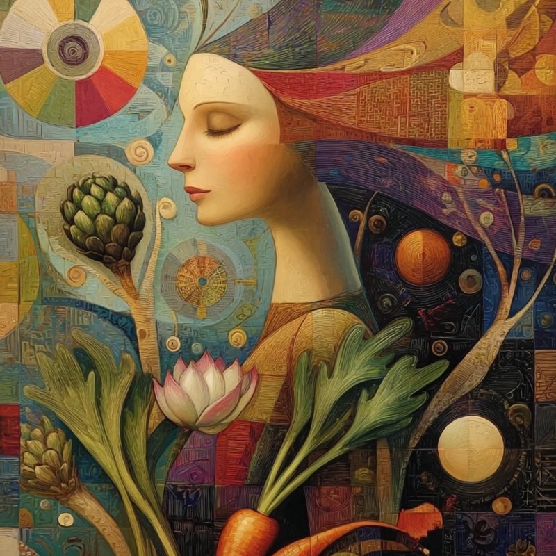 Vibrant Nature Portrait