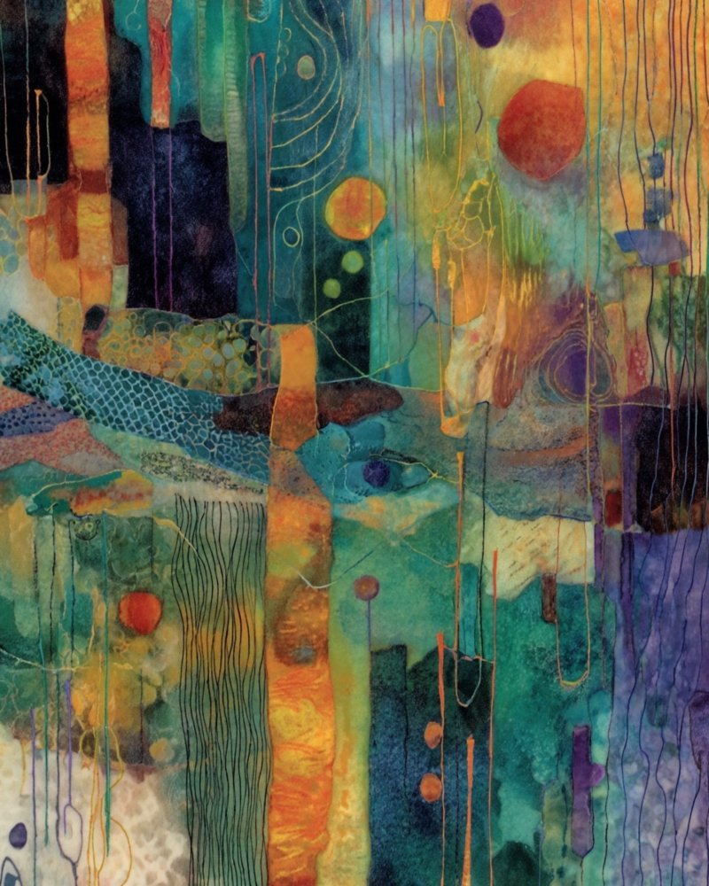 Vibrant Abstract Composition