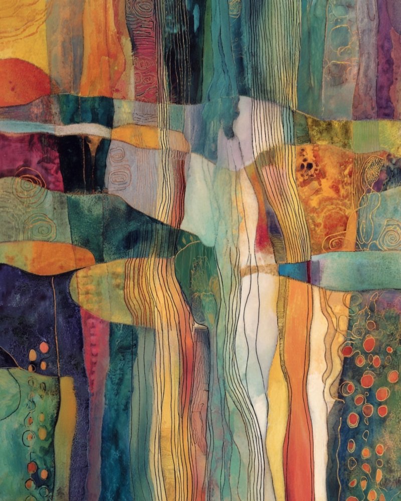 Colorful Abstract Composition 6