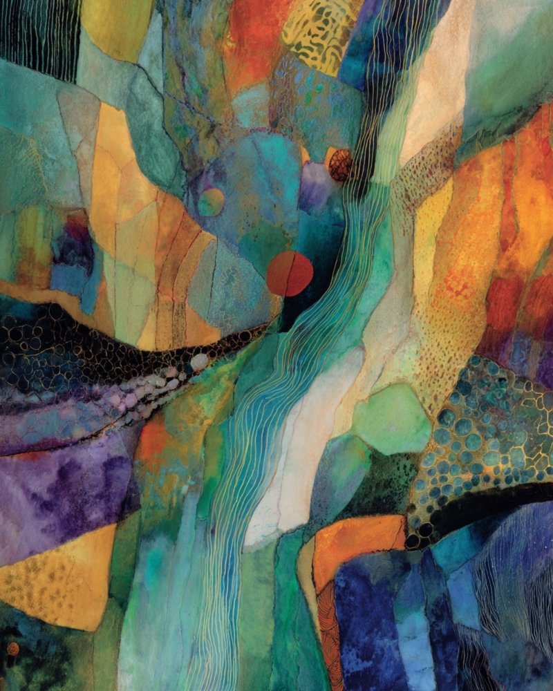 Vibrant Abstract Landscape 3