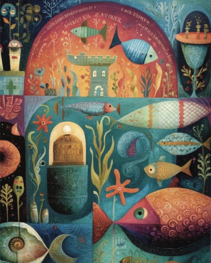 Colorful Underwater Scene