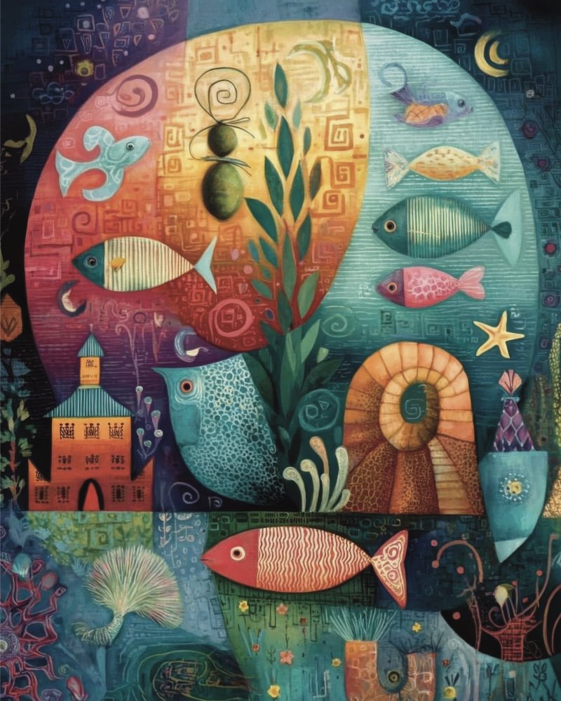 Colorful Fish Art