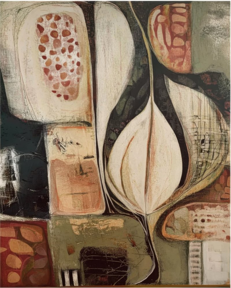 Abstract Floral Composition