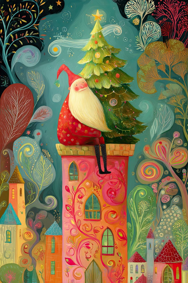 Whimsical Holiday Scene 2