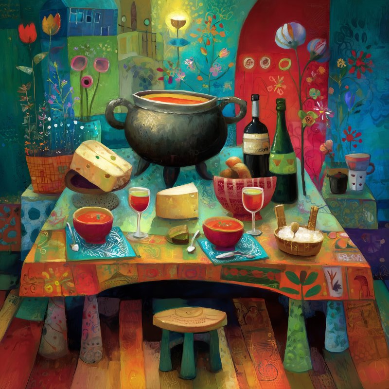 Colorful Table Spread