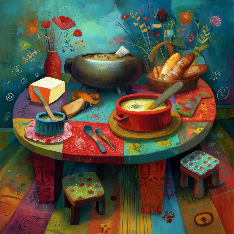 Vibrant Kitchen Still Life
