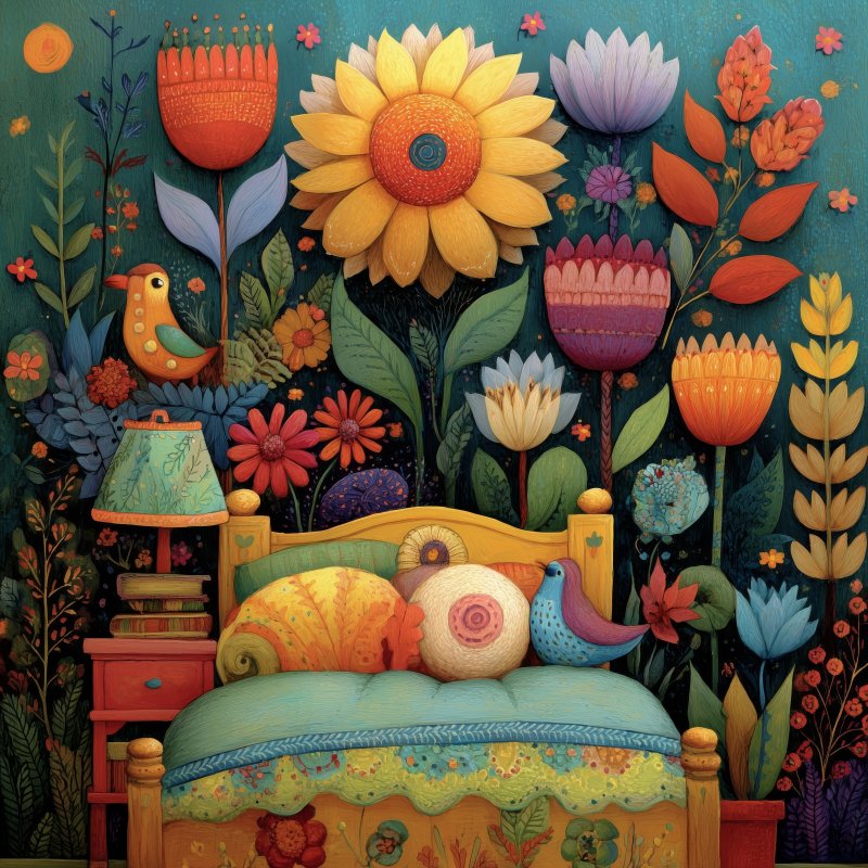 Colorful Floral Wall Art