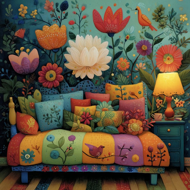 Vibrant Floral Bedding