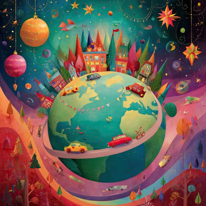 Whimsical World Illustration 3