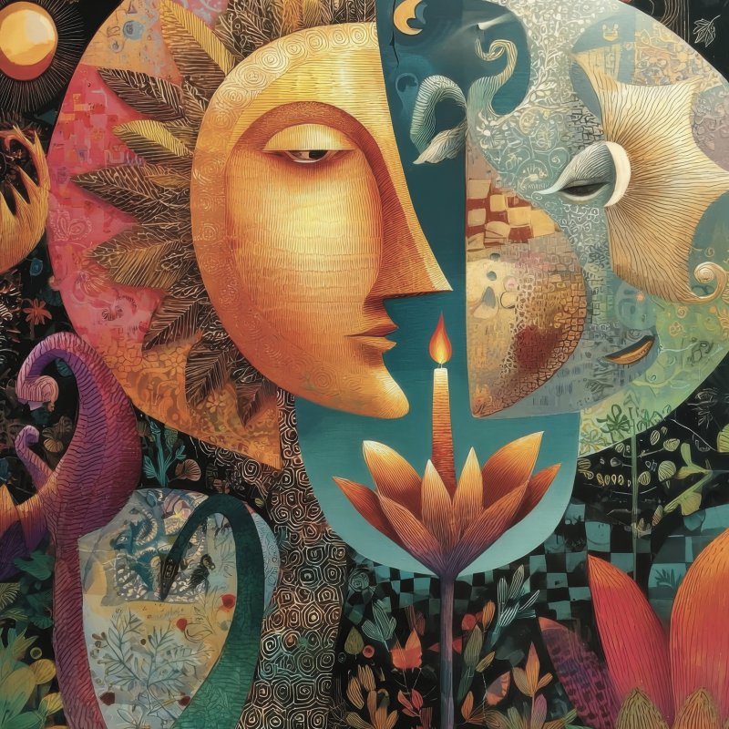 Mystical Duality Art