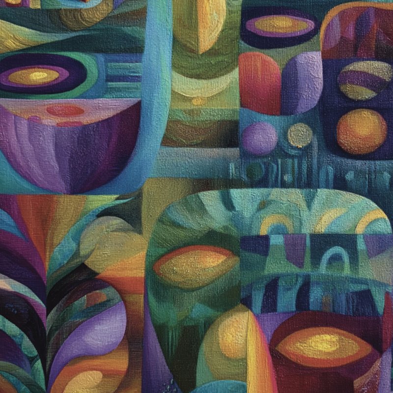 Colorful Abstract Composition 10