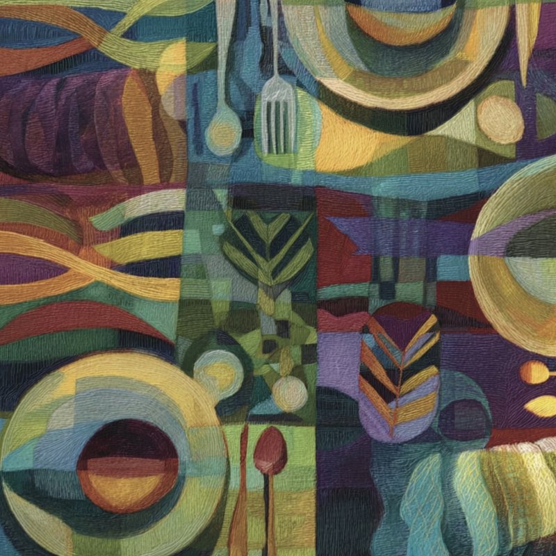 Abstract Kitchen Pattern