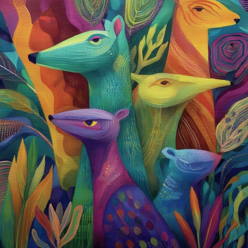 Vibrant Animal Ensemble