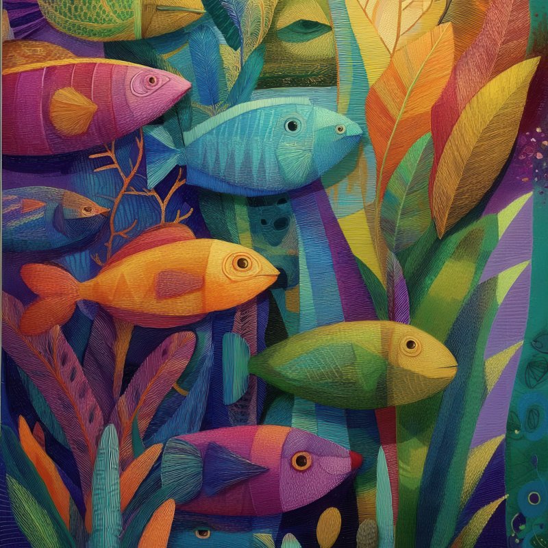 Vibrant Underwater Scene