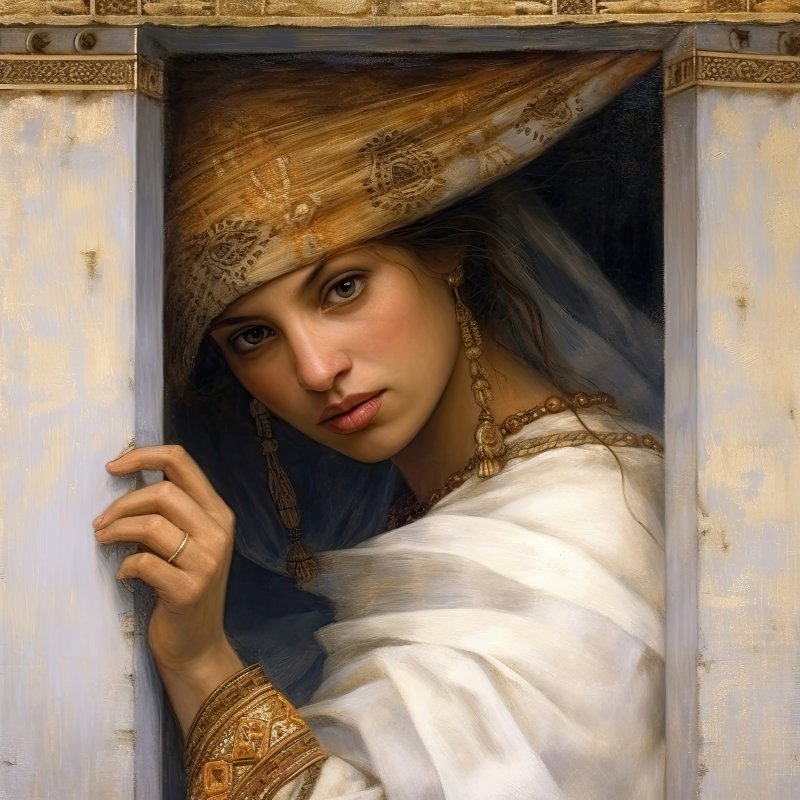 Elegant Middle Eastern Portrait