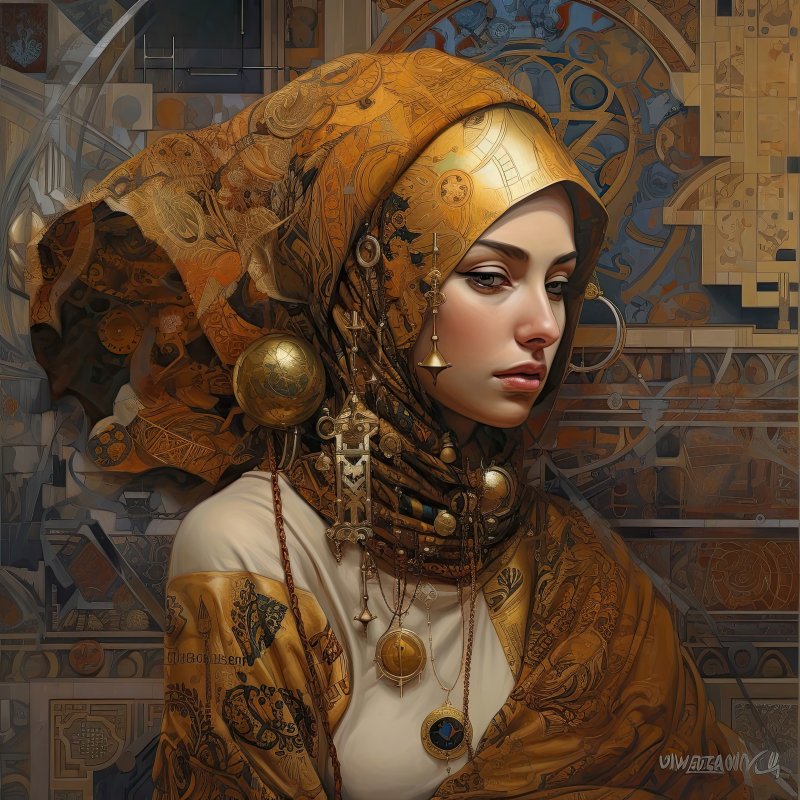 Elegant Eastern Portrait