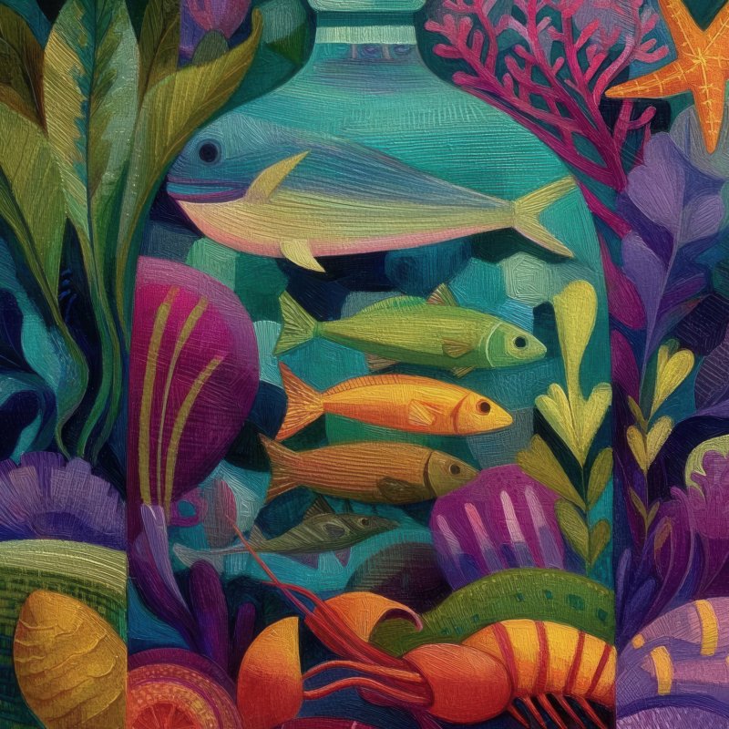 Underwater Color Burst