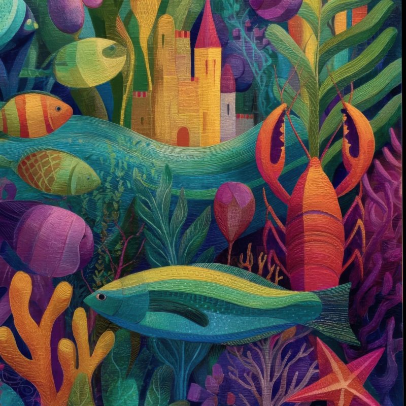 Colorful Underwater Scene 6
