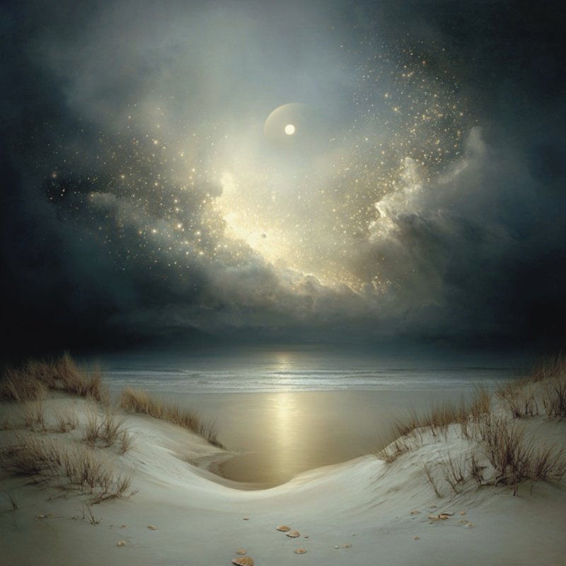 Moonlit Beach