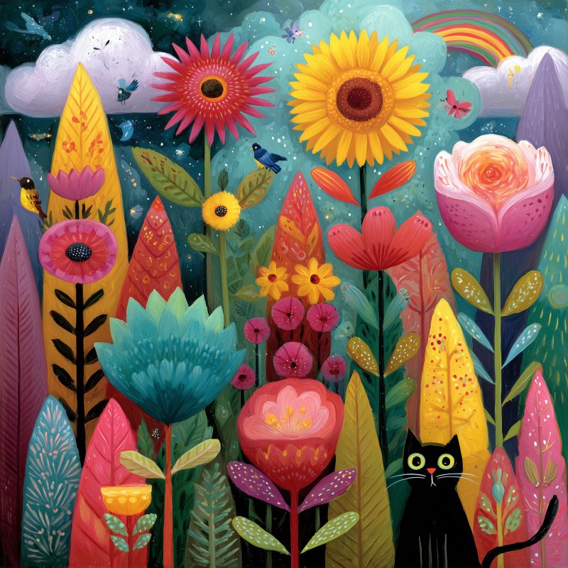 Vibrant Floral Wonderland