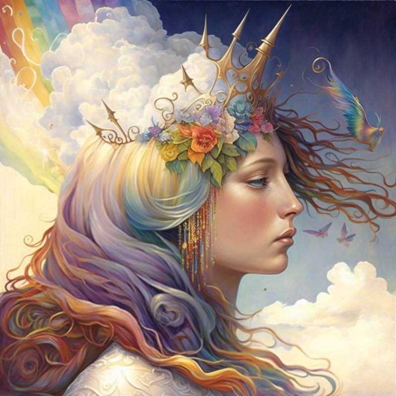 Crowned Rainbow Muse