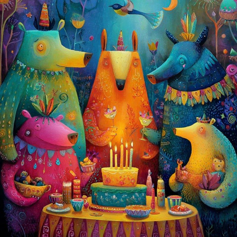 Whimsical Animal Celebration 2