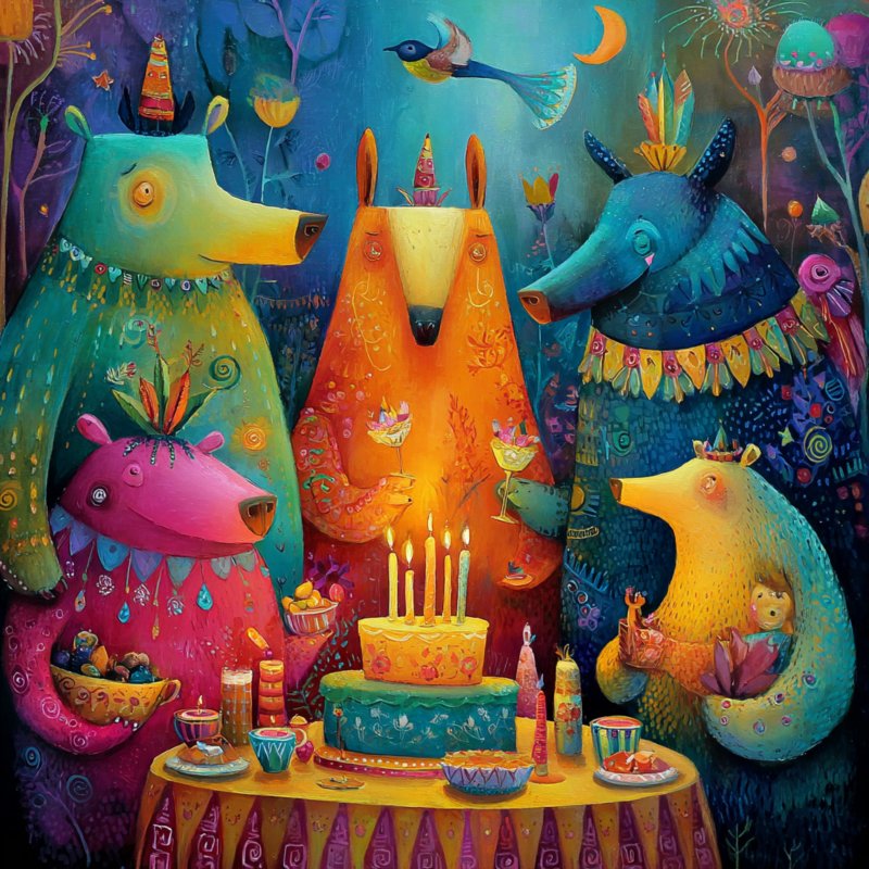 Whimsical Animal Celebration 3