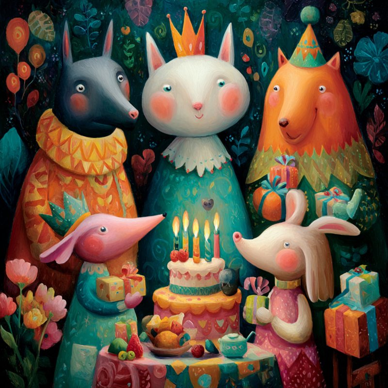 Whimsical Animal Celebration 5