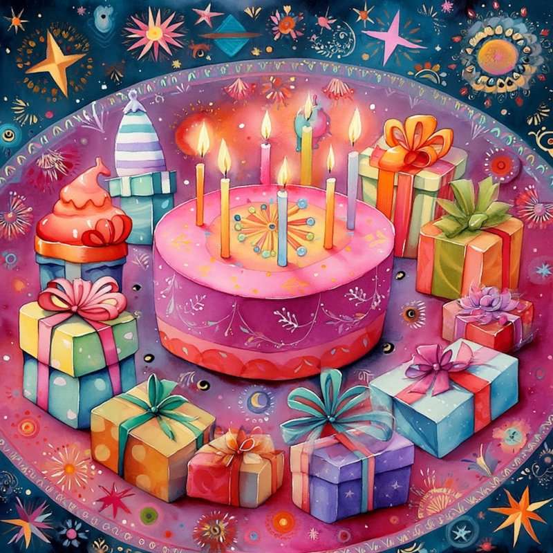 Colorful Birthday Celebration 3