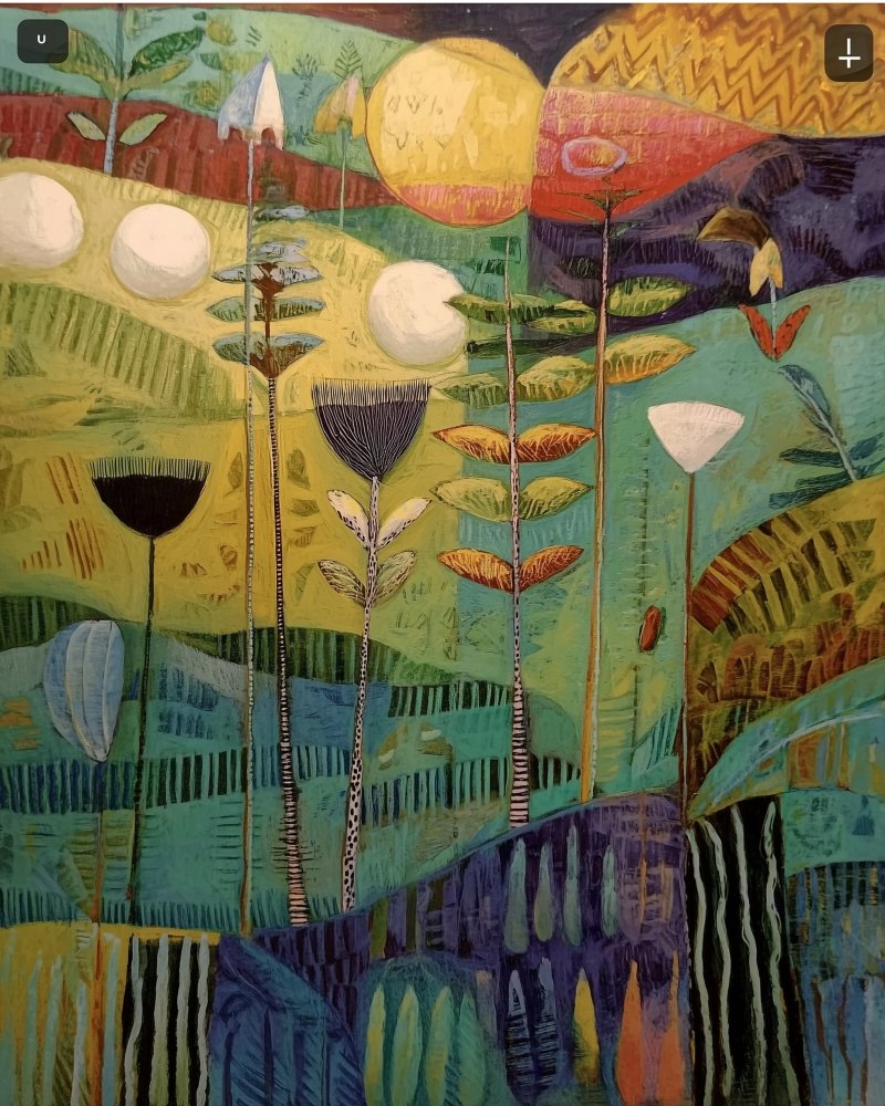 Colorful Floral Scene 3