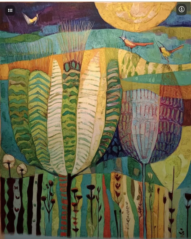 Whimsical Floral Landscape 2