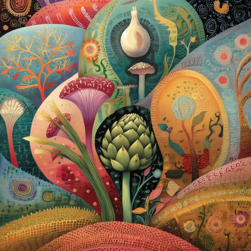 Vibrant Garden Abstract