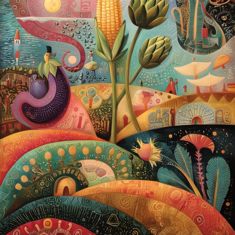 Colorful Abstract Landscape 7