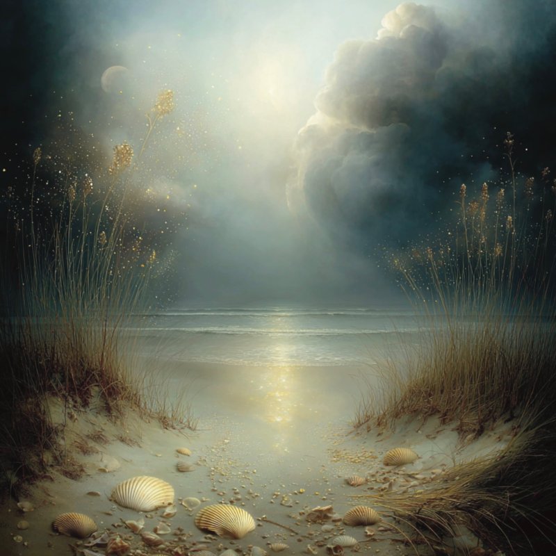 Serene Beach Landscape