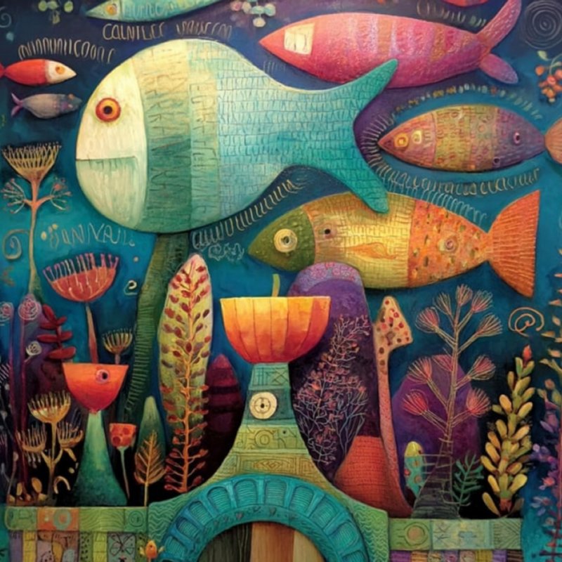Colorful Fish Illustration 2