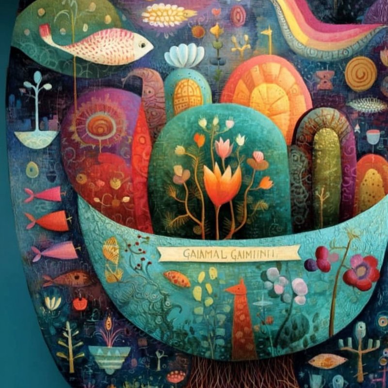 Colorful Abstract Scene